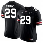 NCAA Ohio State Buckeyes Men's #29 Kourt Williams Black Nike Football College Jersey WQP3045PK